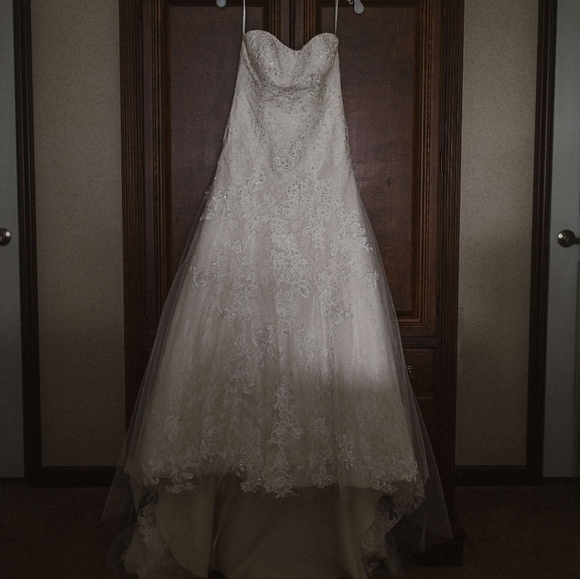 Beautiful Sweetheart Neckline Wedding Dress - Picture 2 of 3